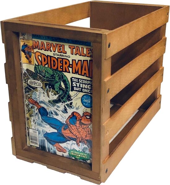 Wooden Comic Book Storage Box