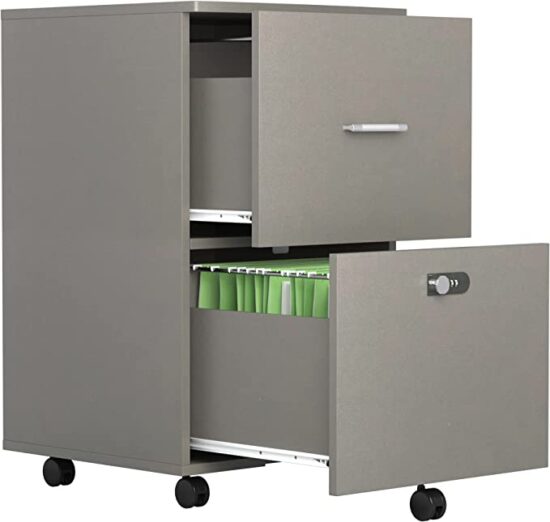 Koifuxii 2 Drawer File Cabinet with Lock,