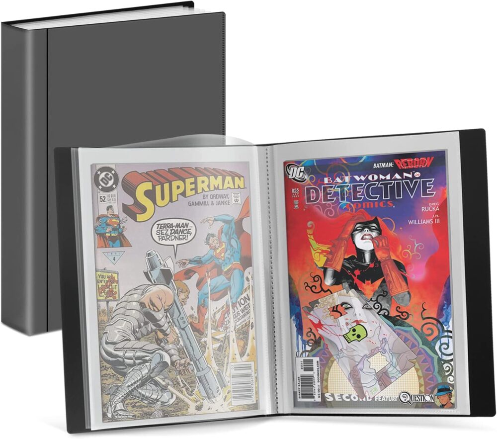 Comic book binder example