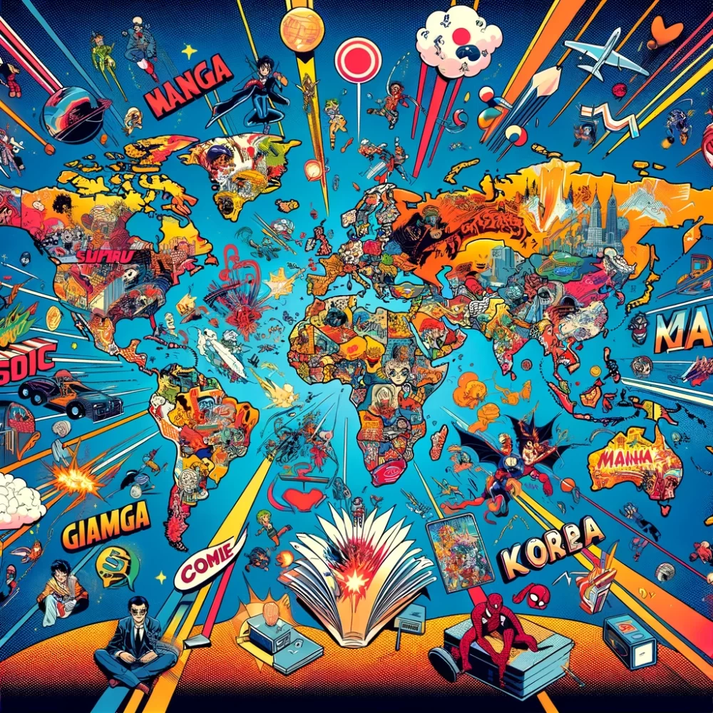 global expansion of comic books